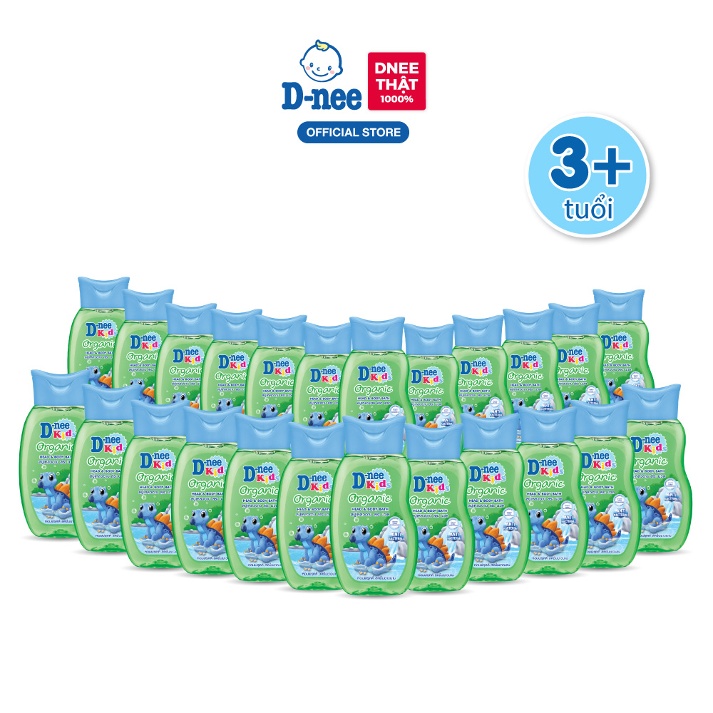 Combo 12 Tắm gội toàn thân trẻ em (>3 tuổi) D-nee 400 ML - Berry Cherry