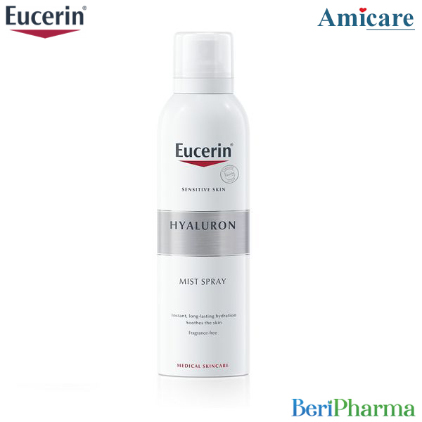 [HCM]Eucerin Xịt Dưỡng Ẩm Cho Da Nhạy Cảm Hyaluron Mist Spray 150ml
