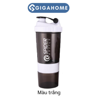 Bình Nước Lắc Whey Thê Thao Tập Gym GIGAHOME 3 Ngăn 500ml Tiện Dụng 7875