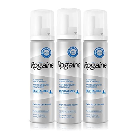 [Hcm]Set 3 Kem Mọc Tóc Minoxidil 5% Mens Rogaine Dạng Bọt Dành Cho Nam Giới 180Ml