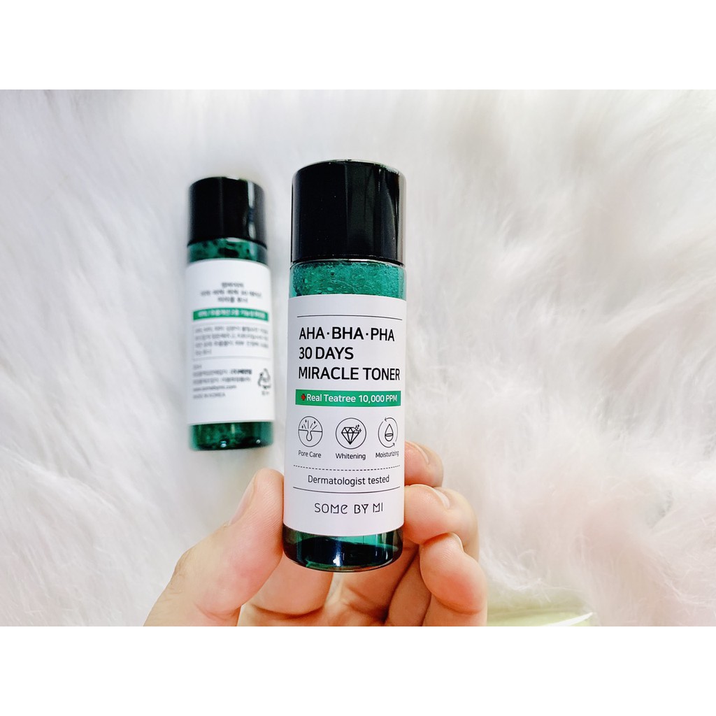 Nước Hoa Hồng Some By Mi AHA-BHA-PHA 30 Days Miracle Toner 150ml Giảm Mụn