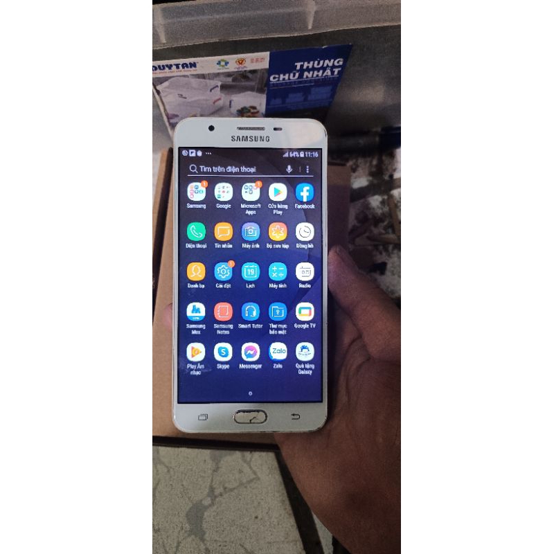 Cụm Samsung J7 prime Còn dùng Màn vàng nhẹ