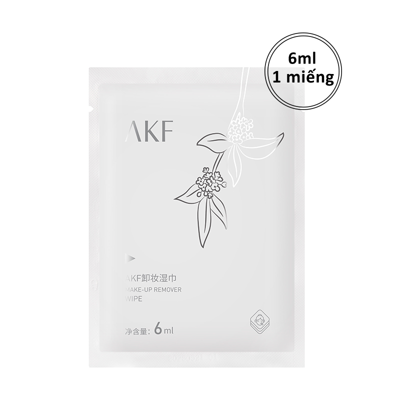 【AKF】1 miếng Khăn ướt tẩy trang AKF sạch sâu dưỡng ẩm