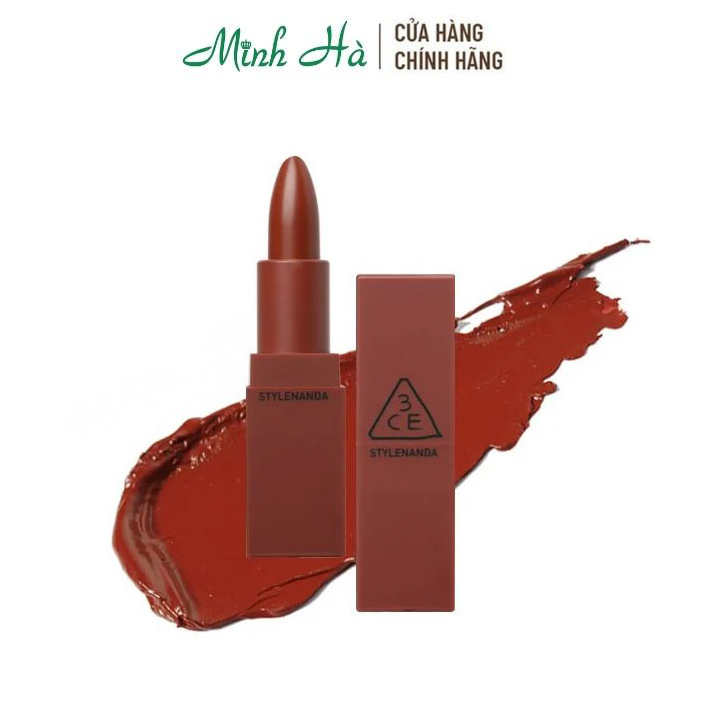 Son Lì 3Ce Mood Recipe Matte Lip Color 909 – Đỏ Nâu