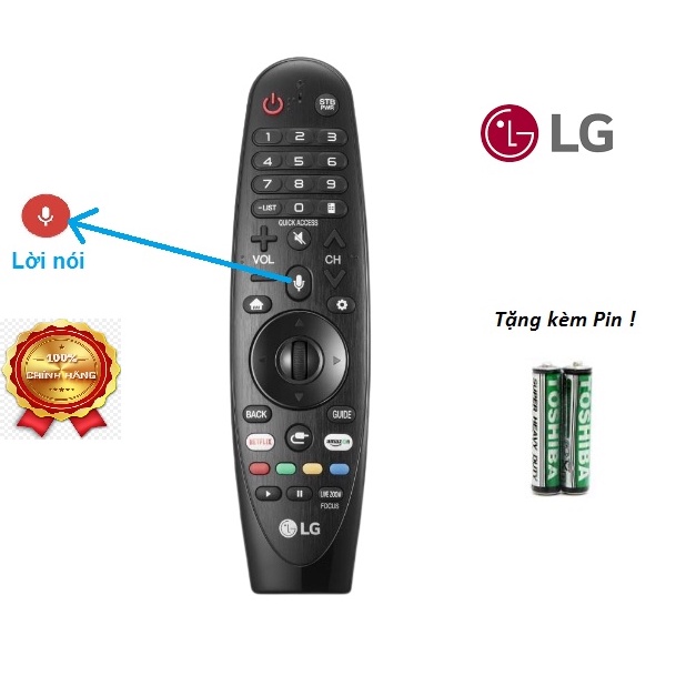 Remote Điều khiển tivi LG AN-MR18BA Chính hãng SmartTV dùng cho tv 2017 &amp; 2018