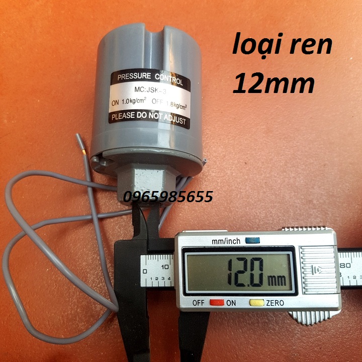 RƠ LE MÁY BƠM TĂNG ÁP | RƠ LE MÁY BƠM NƯỚC REN 121421mm | RƠ LE MÁY BƠM NƯỚC |  RƠ LE MÁY BƠM TĂNG Á