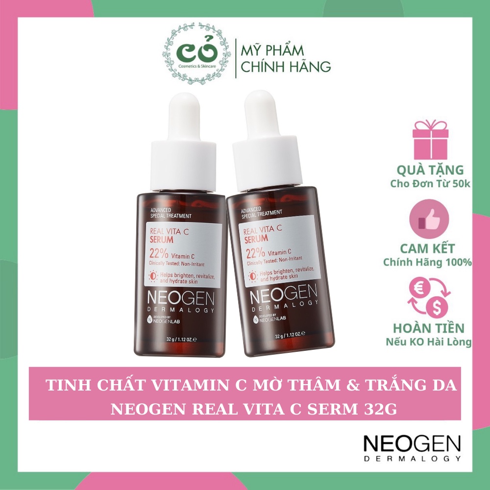 [Hcm]Tinh Chất Vitamin C Giảm Thâm Làm Sáng Da Neogen Dermalogy Real Vita C Serum 32G