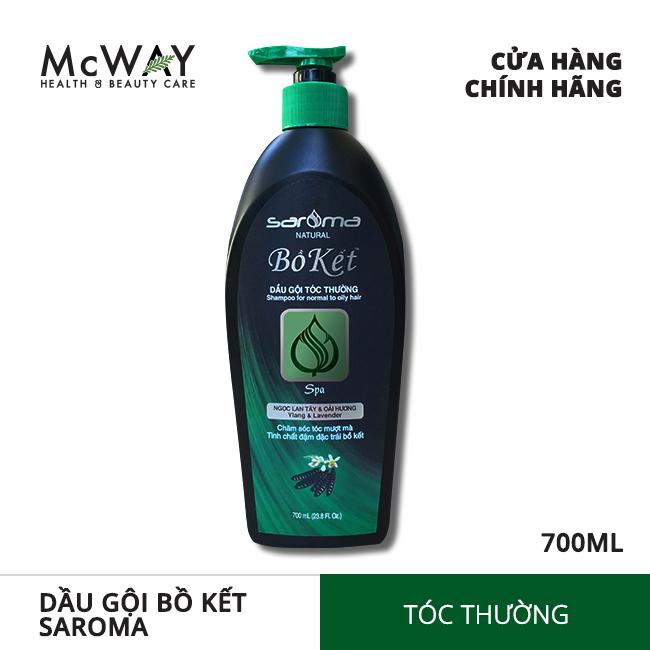 Dầu Gội Bồ Kết Saroma Dành Cho Tóc Thường – 700Ml