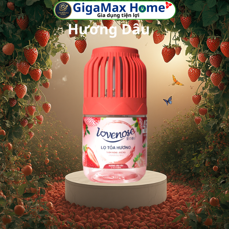 Lọ tỏa hương Lovenose khử mùi 180ml thơm phòng thế hệ mới lưu hương thơm đến 45 ngày