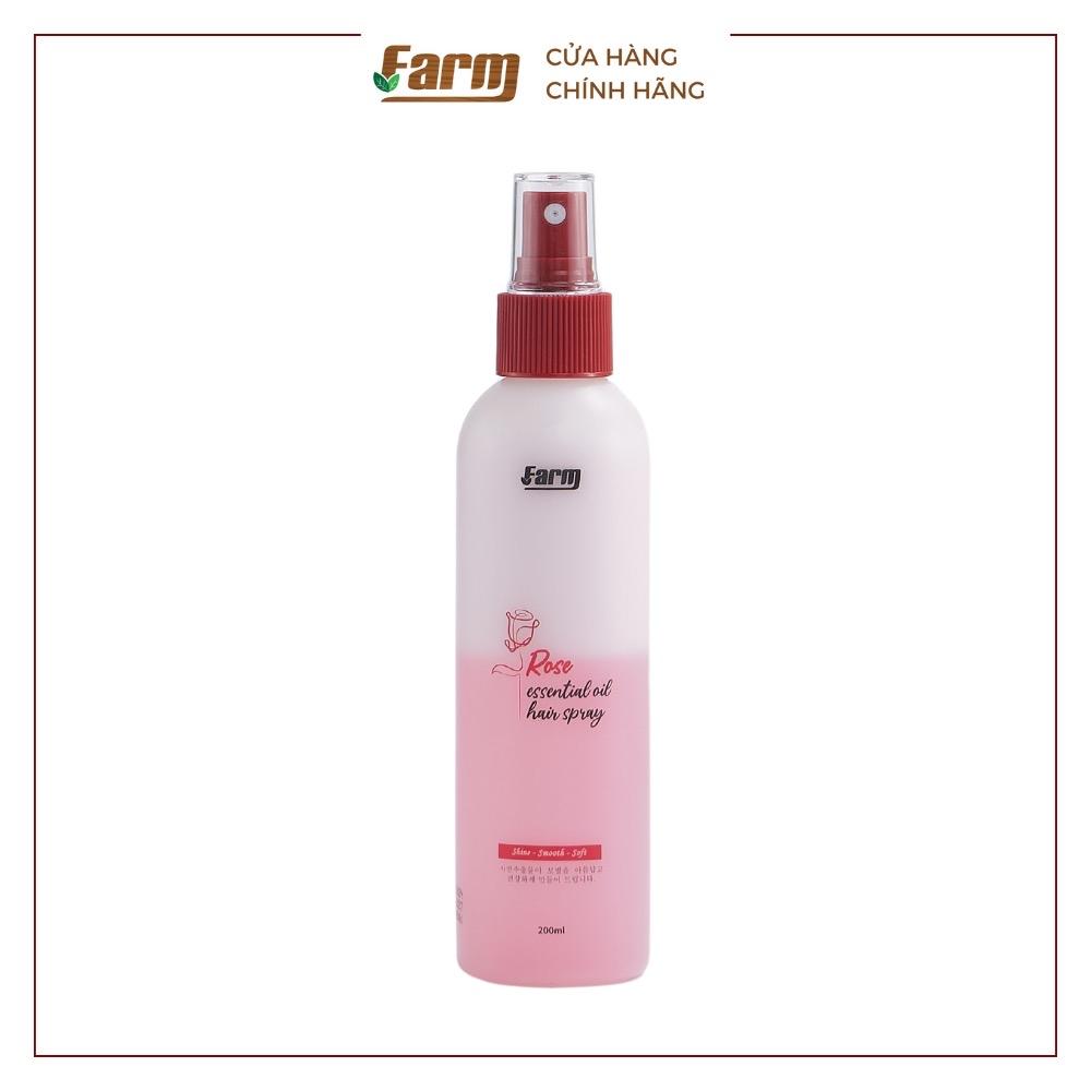 Xịt Dưỡng Tóc Tinh Dầu Hoa Hồng Farm Rose Essential