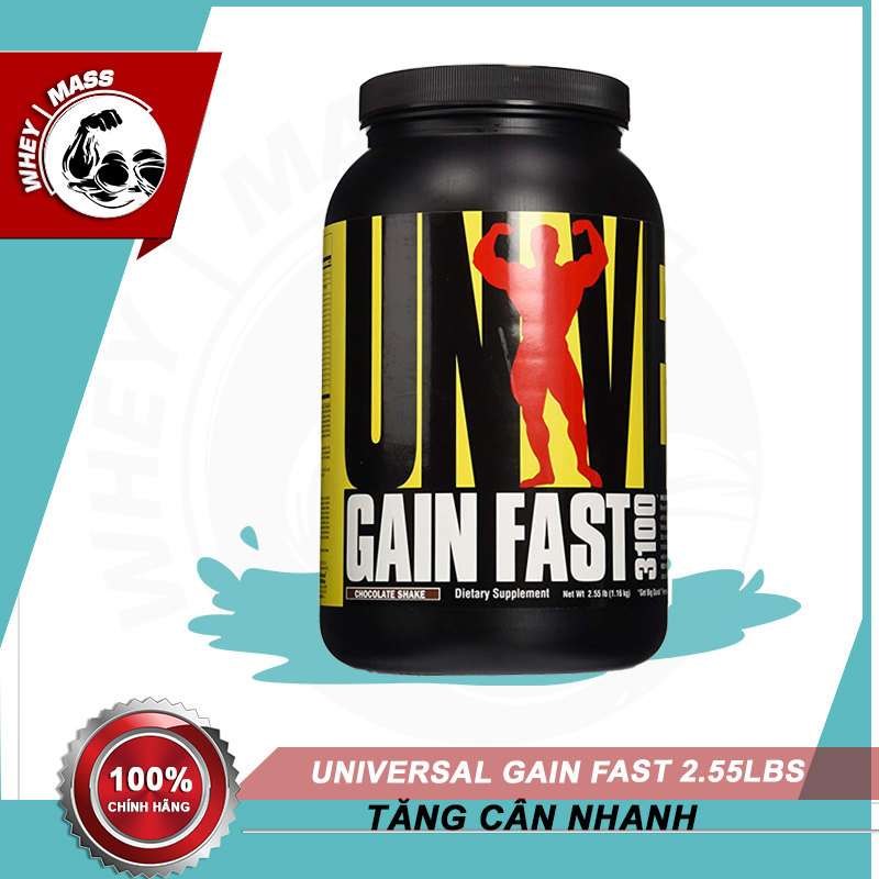 Sữa Hỗ Trợ Tăng Cân Tăng Cơ Nhanh Cho Người Tập Gym Universal Gain Fast 255Lbs ( 12Kg) - Chính Hãng