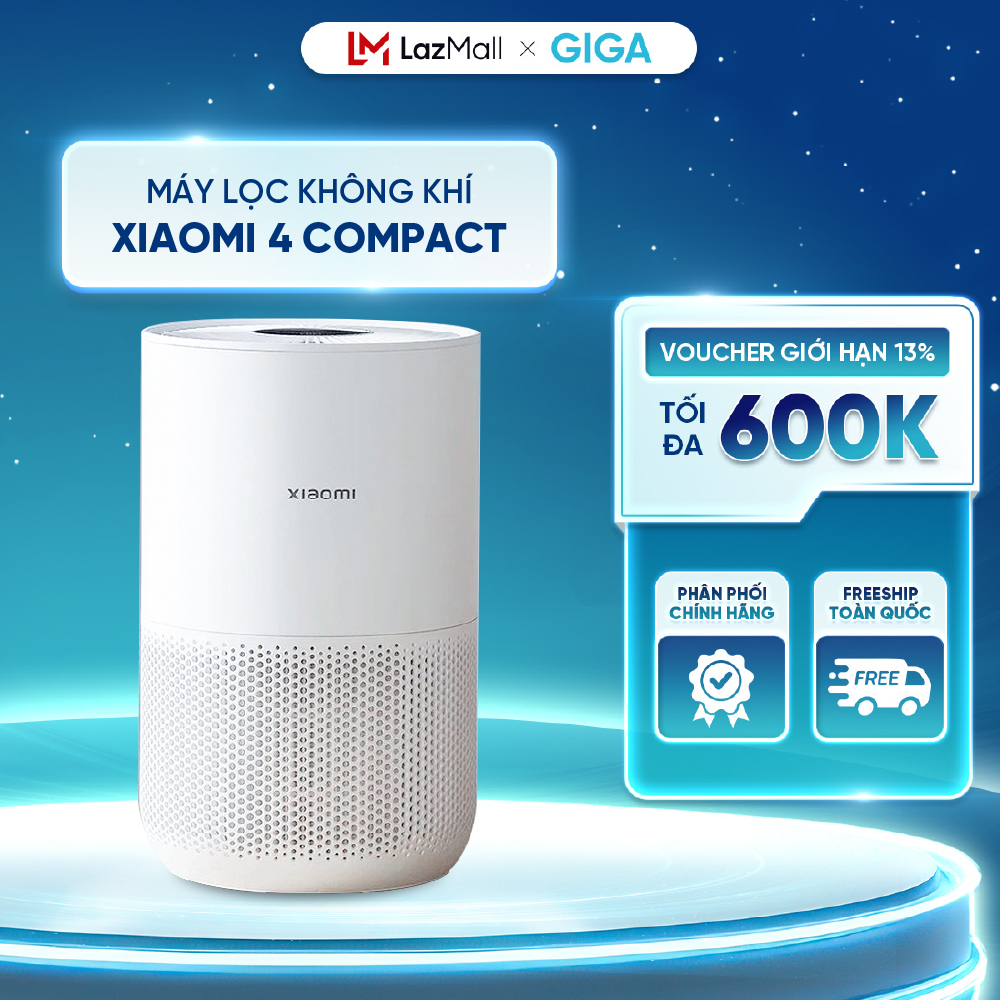 [ Hỏa tốc HN - HCM ]  Máy lọc không khí Xiaomi Mi Air Purifier 4 Compact chính hãng - Máy lọc không 