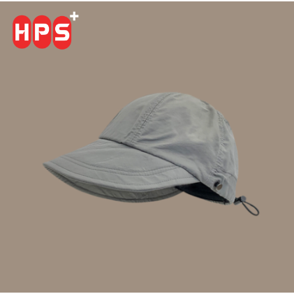 Mũ chống nắng Hàn Quốc có móc đeo khẩu trang Nón vành rộng có ngăn dây để khẩu trang  dây điều chỉnh kích thước