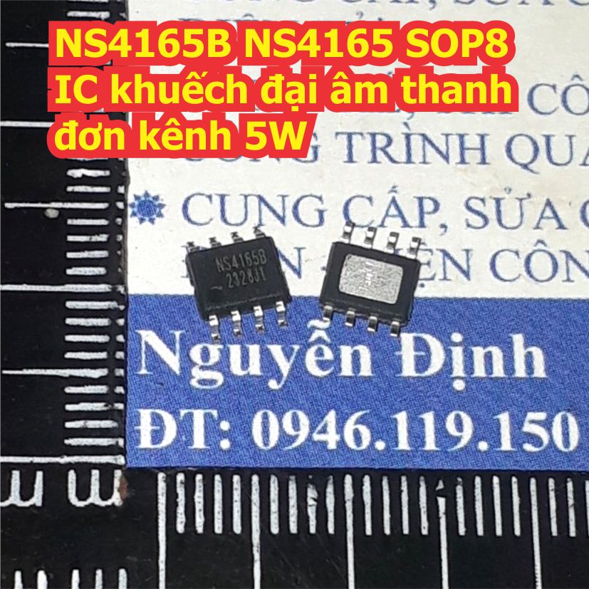 5 con NS4110B NS4110 NS4160B NS4160 NS4165B NS4165 NS4158 4158 SOP8 IC khuếch đại âm thanh đơn kênh 