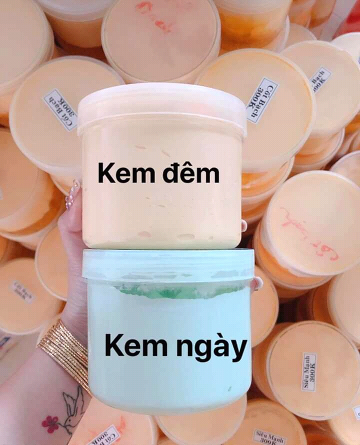 [Hcm]Combo Kem Body Trắng Da Ngày Đêm