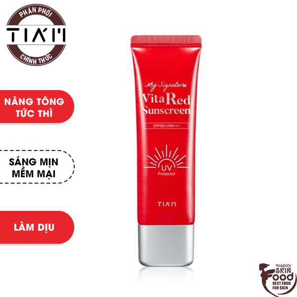 Kem Chống Nắng Tiam My Signature Vita Red Sunscreen 50Ml