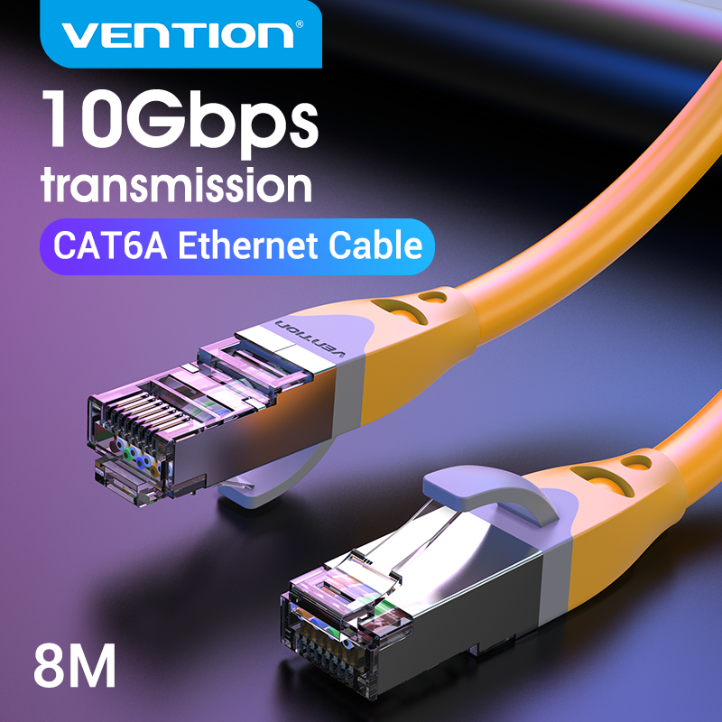Vention dây cáp mạng lan Cat6A Ethernet RJ45 SFTP Patch Cable 0.5M-40M for Laptop PC Cat6A Ethernet 