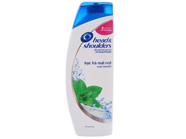 [HCM]Dầu gội Head & Shoulders sạch gàu bạc hà mát lạnh 364gr