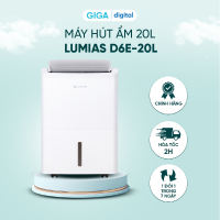 Máy hút ẩm 20L Lumias D6E-20L - 50m² - Công suất 325W - Bộ lọc ion bạc giúp khử khuẩn