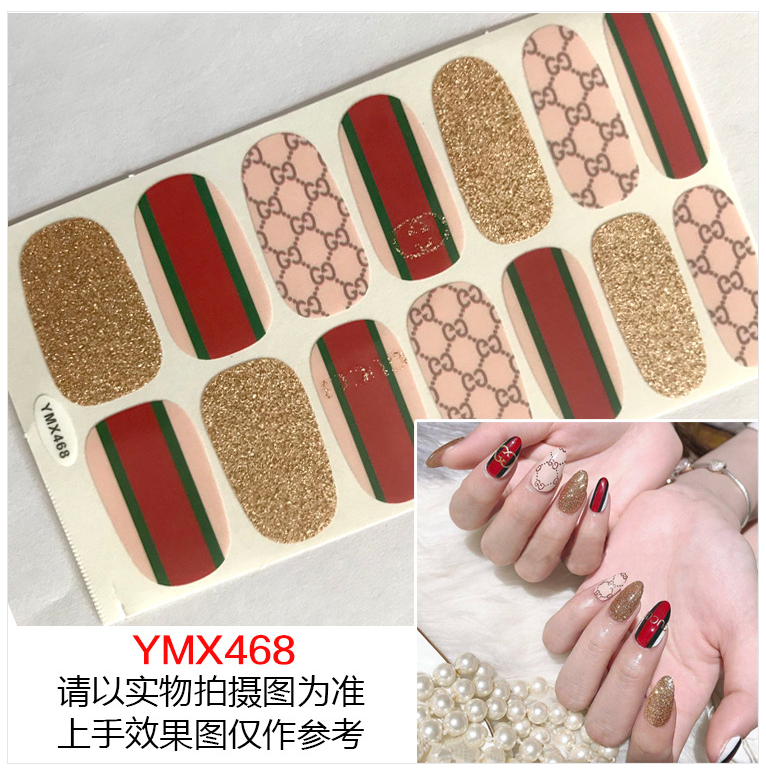 Móng tay giả Dán móng tay 3DCuteĐẹpHàn quốc  Stickerwraps giả  trang trí móng  Nail dán  móng dán mẫu mới nhất