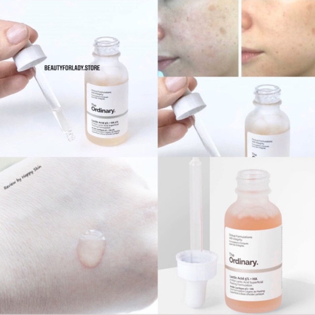 Serum Tẩy Da Chết Hoá Học Serum The Ordinary - Lactic Acid 10% + Ha 2%