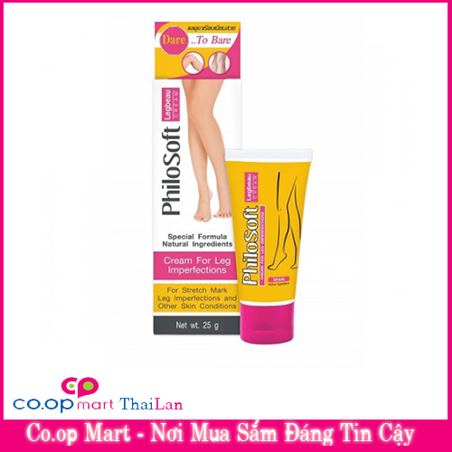 [Hcm]Kem Thoa Suy Giãn Tĩnh Mạch Philosoft Legbeau Cream 25G Thái Lan