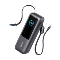 Chứng nhận CCC - Pin sạc dự phòng Anker Zolo A1695 25000mAh 165W 2 cáp USB-C rút gọn có màn hình cho iPhone 18 Pro/18 Pro Max/Duo/17/16/15 Samsung MacBook