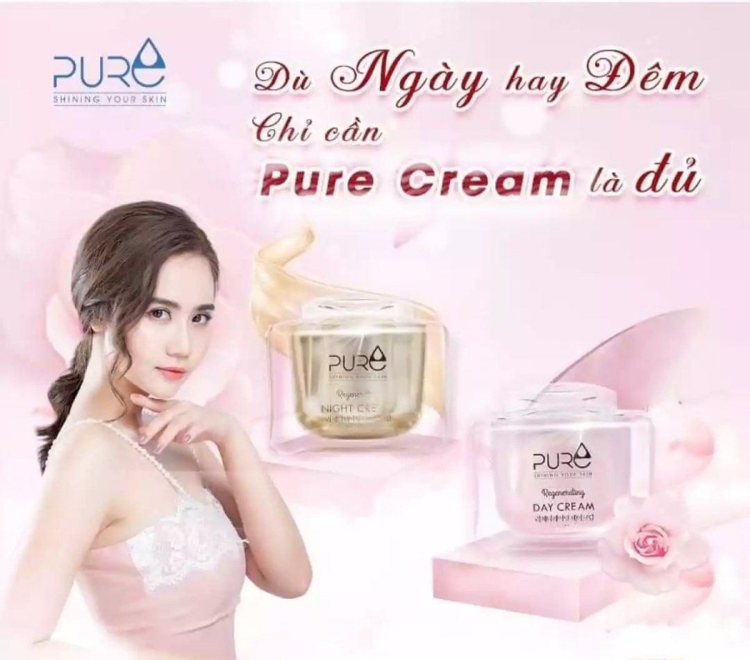 [HCM]Bộ kem dưỡng da ngày và đêm Pure Hàn Quốc. [HÀNG 9 HÃNG]. Bộ kem lộc nhung & mộc qua Pure là bộ sP đặc biệt đến từ HQ  được chiết xuất hoàn toàn từ Thảo Mộc Đông Y Hoàng Cung dưỡng trắng da giảm nám mờ thâm chống lão hóa.