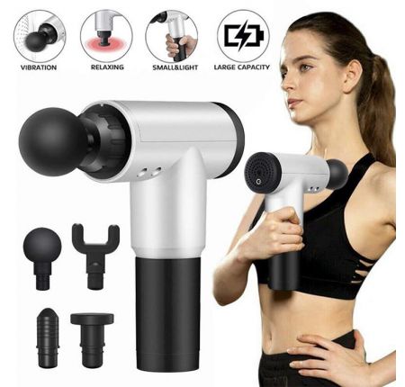 Máy massage cầm tay Fascial Gun KH-320,Máy Libin Massage Gun Súng Vật Lý Trị Liệu Cao Cấp Fascial Gu