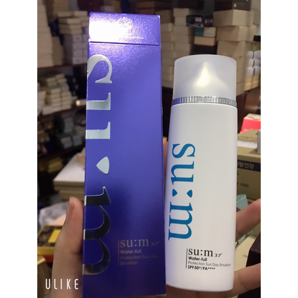 [HCM]Kem chống nắng Sum Xanh cho da dầu mụn Su:M37 Water full tăng dung tích 100ml chất lượng sản phẩm đảm bảo an toàn đến sức khỏe người dùng và cam kết hàng đúng mô tả