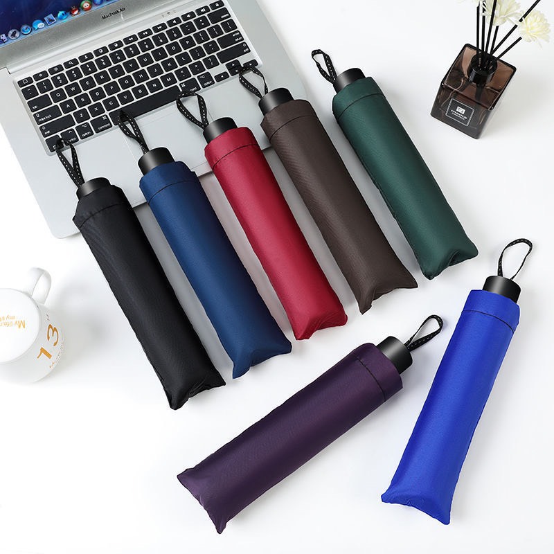 Ô Che Mưa 2 chiều tự gấp gọn - Dù đi mưa Ô Che Nắng 10 Nan Tán Rộng Chống Tia UV Cao Cấp Dù Che Mưa