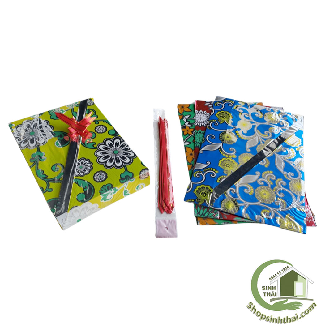Hộp quà gấp sẵn 16cm x 26cm x 4cm - Giao màu ngẫu nhiên