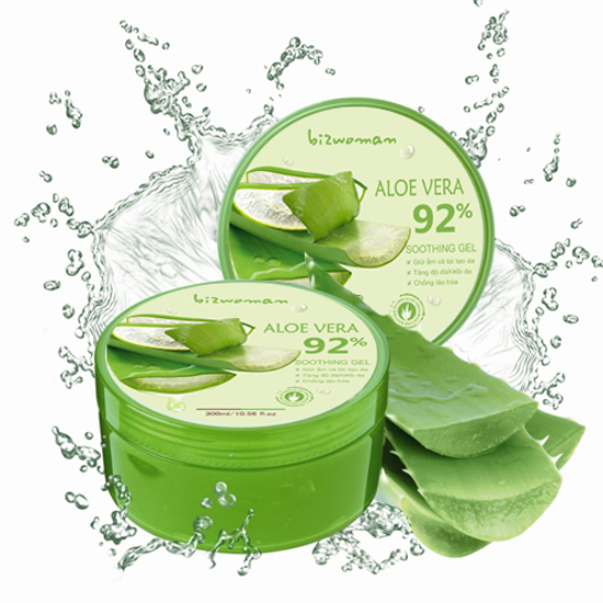 Gel Dưỡng Da Toàn Thân Nha Đam Bizwoment Aloe Vera 92% 300Gr