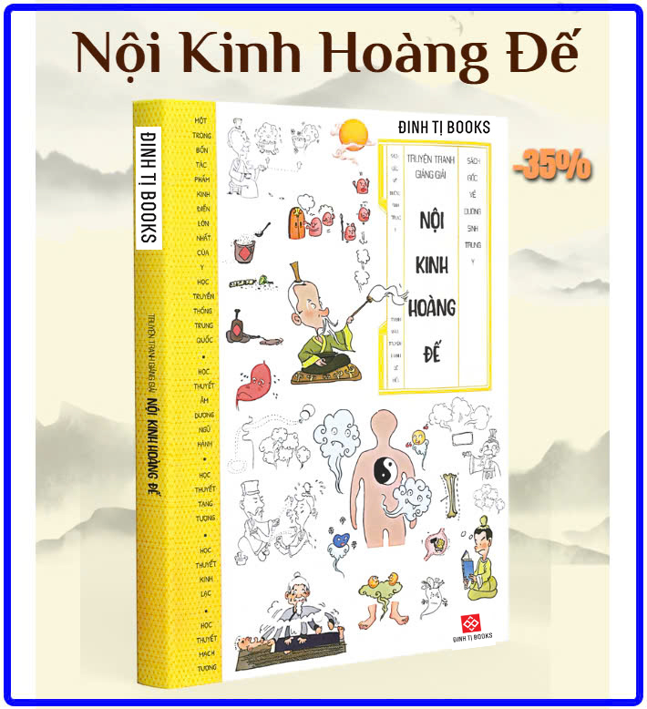 [ Bản To B5 ] Sách - Nội Kinh Hoàng Đế ( Sống Khỏe tự nhiên không cần thuốc )