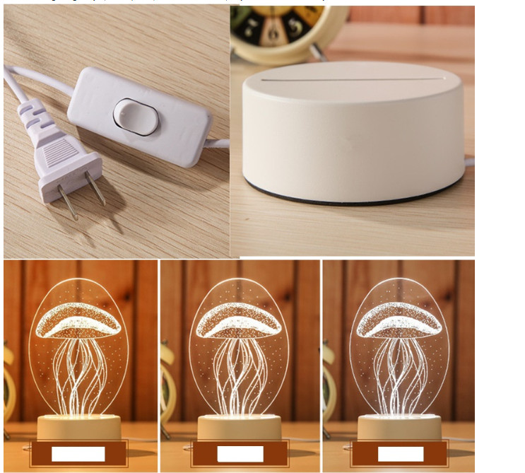 ĐÈN NGỦ LED 3D NHIỀU HÌNH