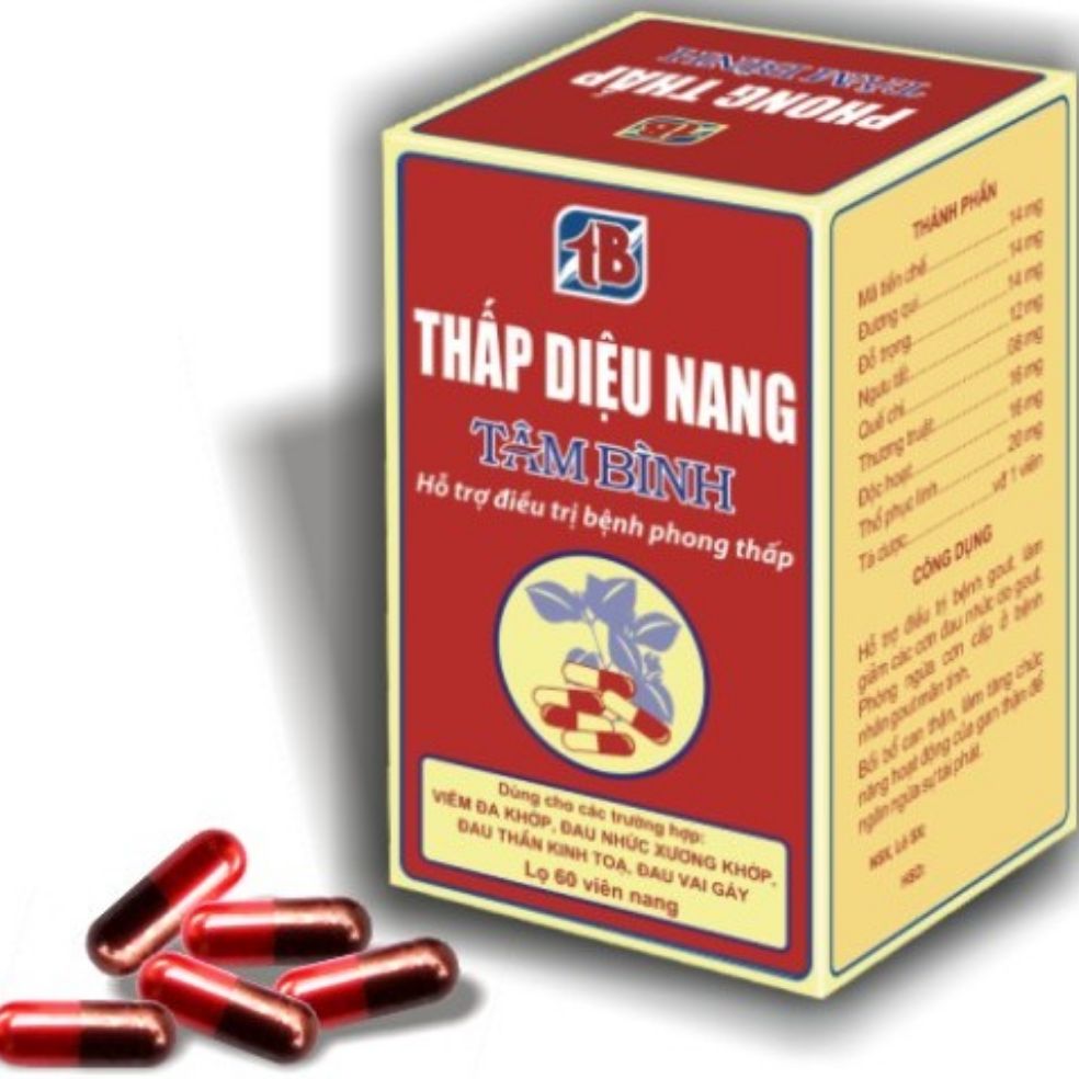 [Hcm]Thấp Diệu Nang Tâm Bình [Hộp 60 Viên] Giảm Đau Thần Kinh Toạ Thoát Vị Đĩa Đệm