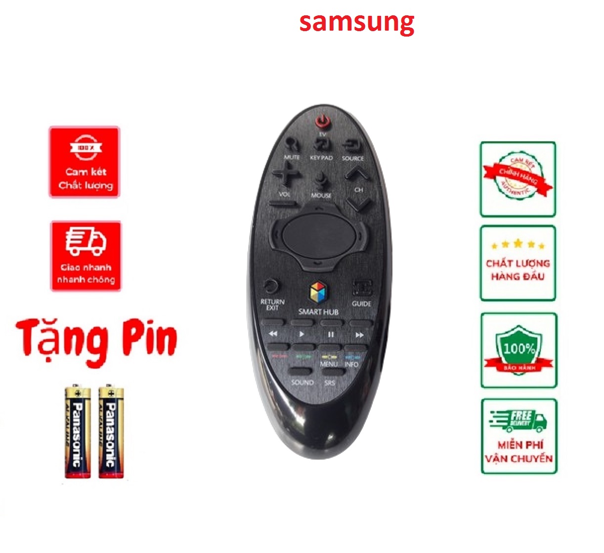 Điều khiển tivi samsung chuột bay hàng mới 100% Tặng pin chính hãng !