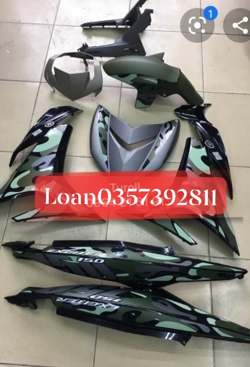 dàn áo exciter 150 chính hãng  Camo 2015 luôn tem  phiên bảng limited hãng Yamaha