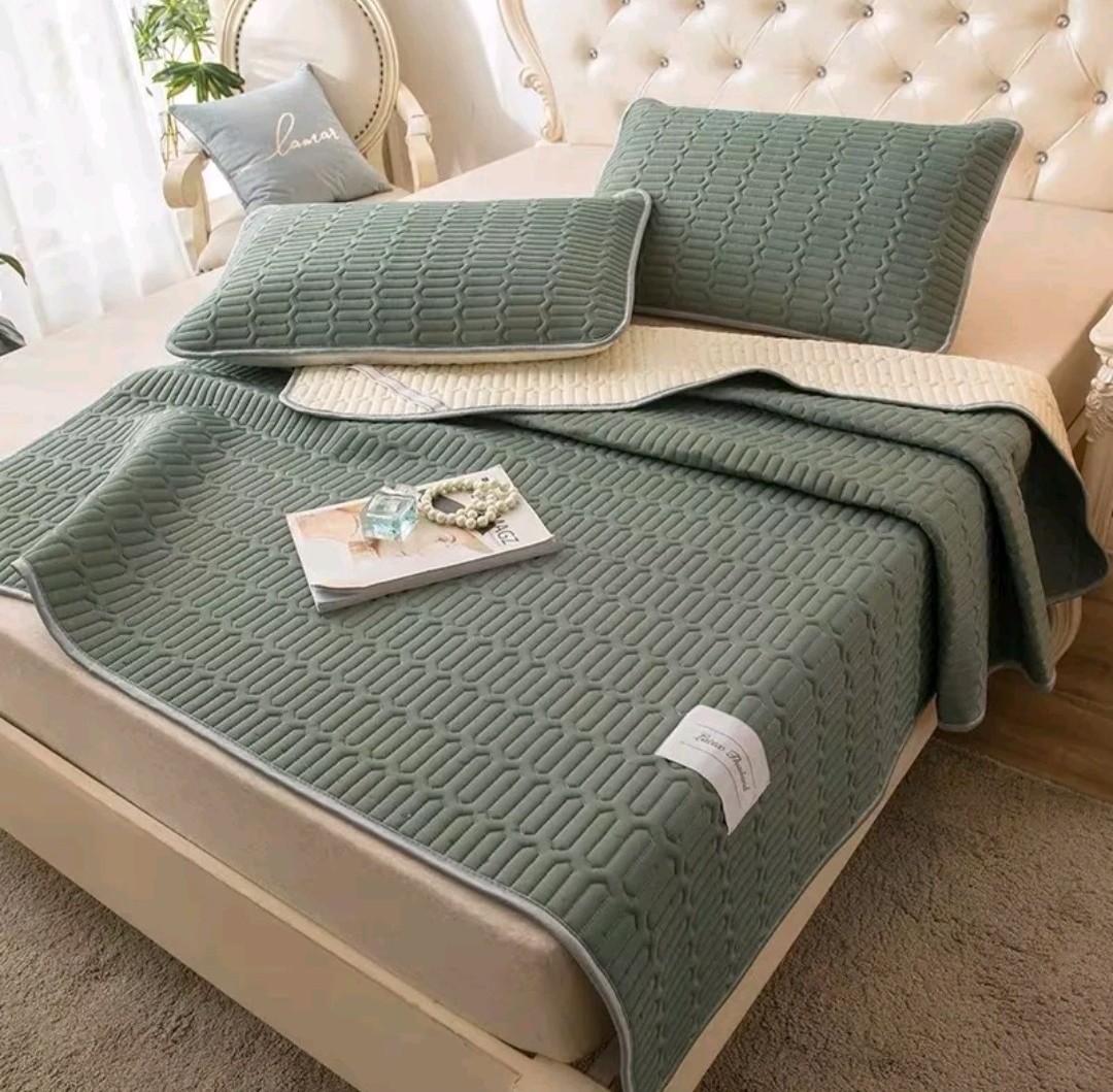 🌊Siêu Mát🌊Chiếu Điều Hòa Cao Su Non Nhập Khẩu Hàng Đẹp Tặng 2 Vỏ Gối Nằm _ Nemtot Bedding