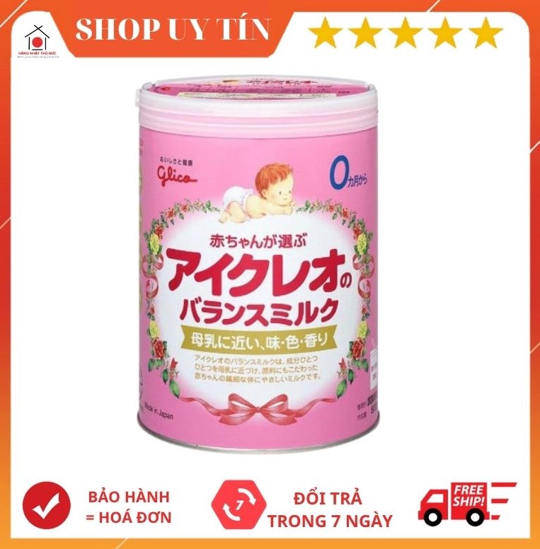 [FREESHIP ĐẾN 50K] Combo 4 hộp sữa Glico sữa số 0 nội địa Nhật cho bé 0 đến 1 tuổi 800g