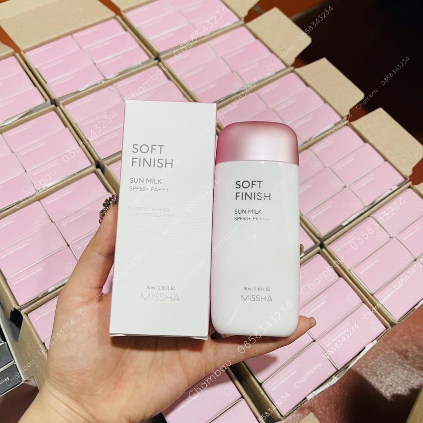 [ Hot ] ?Kem Chống Nắng? Missha Màu Hồng Thích Hợp Cho Mọi Làn Da 70Ml