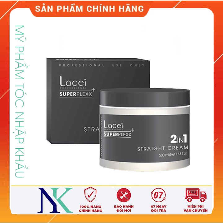 [Hcm]Thuốc Duỗi Lacei Phủ Mịn 2 In 1 Superplex Straight Cream 500Ml