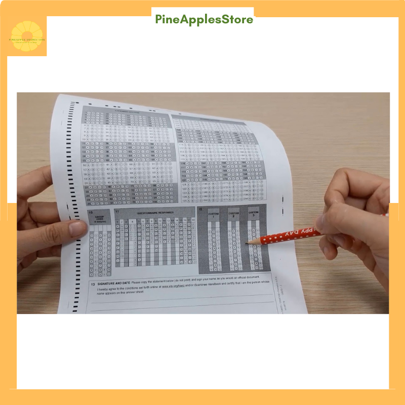 Phiếu tô đáp án TOEICTOEIC ANSWER SHEET chuẩn IIG