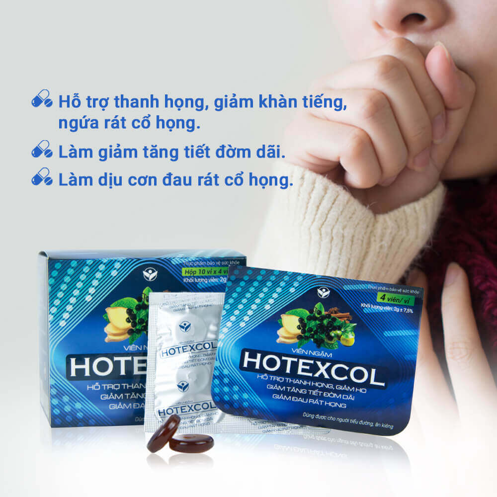 Viên Ngậm Hotexcol ( Hộp 40 Viên )