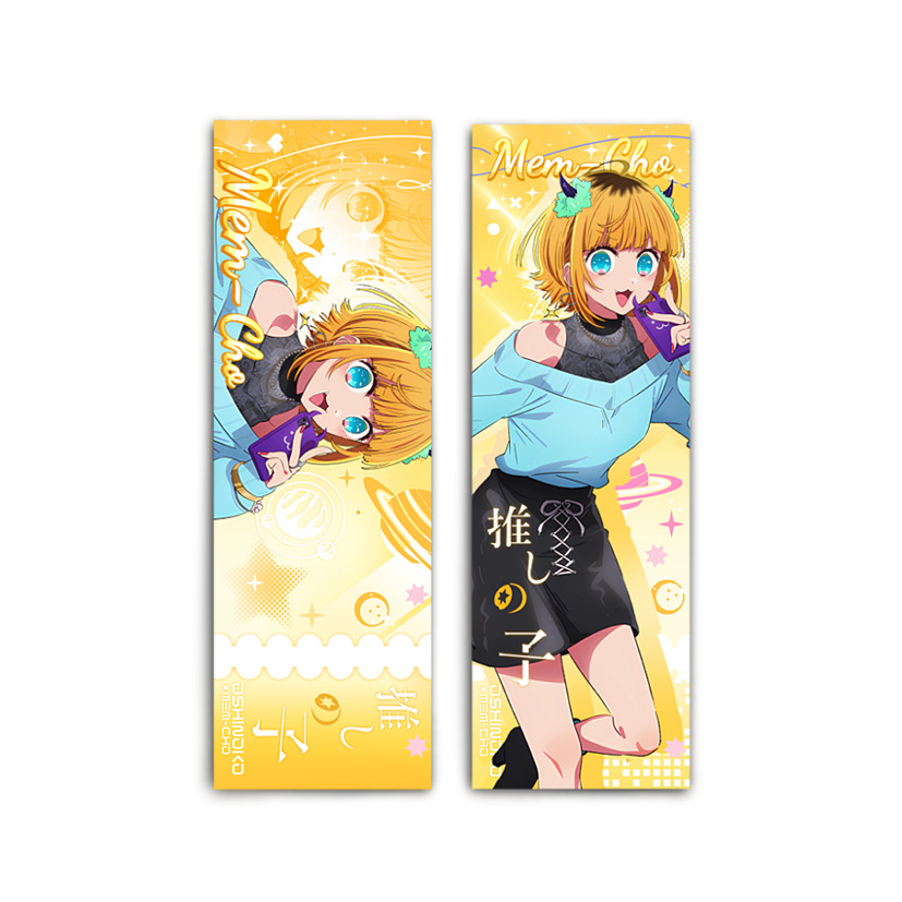 Vé laser anime Oshi no Ko - Thẻ Bookmark dùng đánh dấu trang (Có hologram lấp lánh) [T69 Shop]