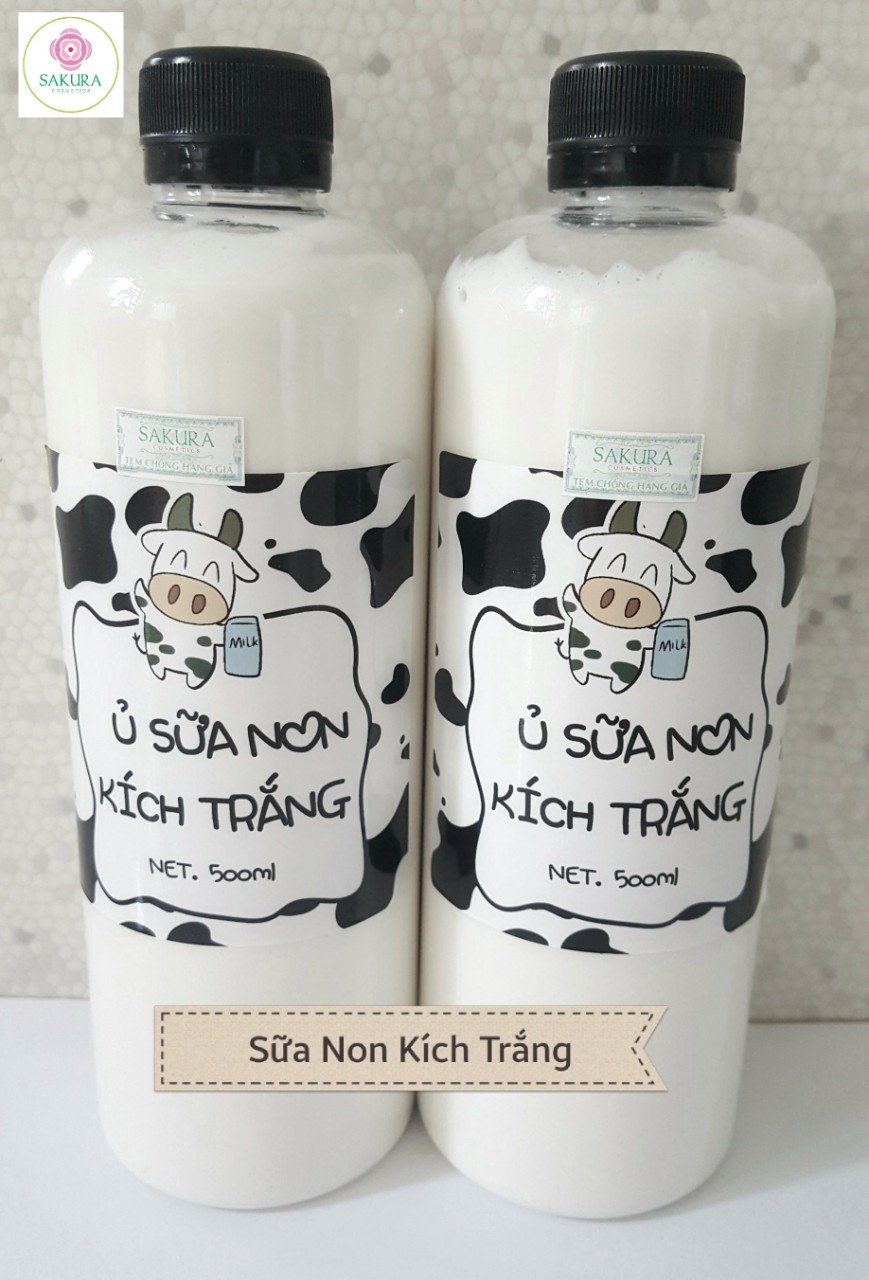 Sữa Non Con Bò Ủ Trắng Mịn Da Chuyên Spa Chai 500Ml