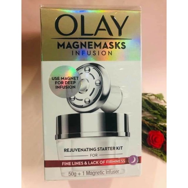 Bộ Sản Phẩm Mặt Nạ Ngủ Trẻ Hóa Làn Da Olay Magnemask Infusion