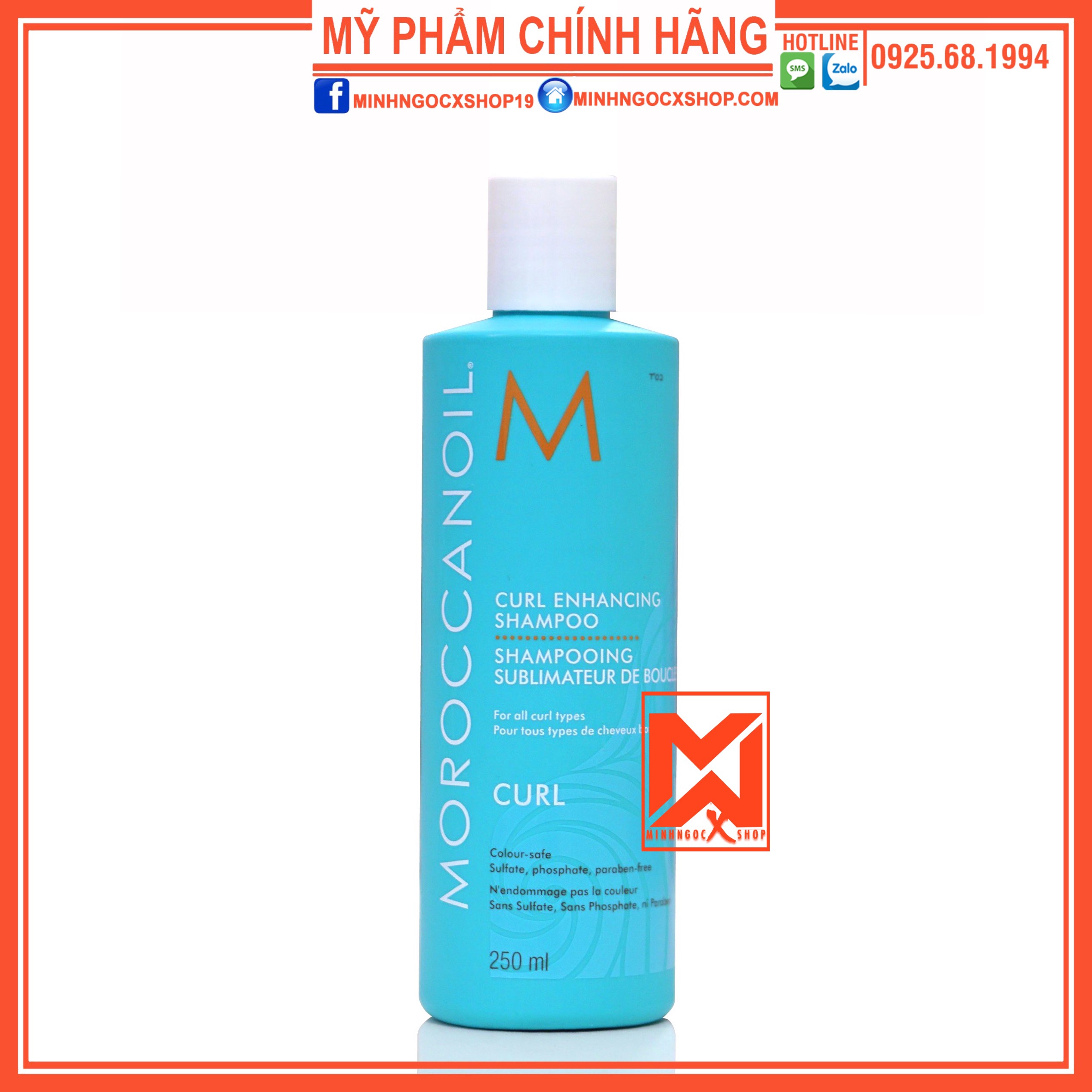 Dầu Gội Tăng Cường Sóng Xoăn Moroccanoil Curl Enhancing 250Ml Chính Hãng