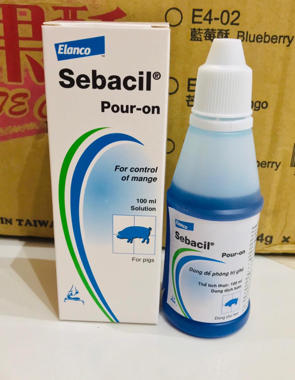 [ĐT] SEBACIL date 3/2025 của BAYER bôi sống lưnggcho heo và chó