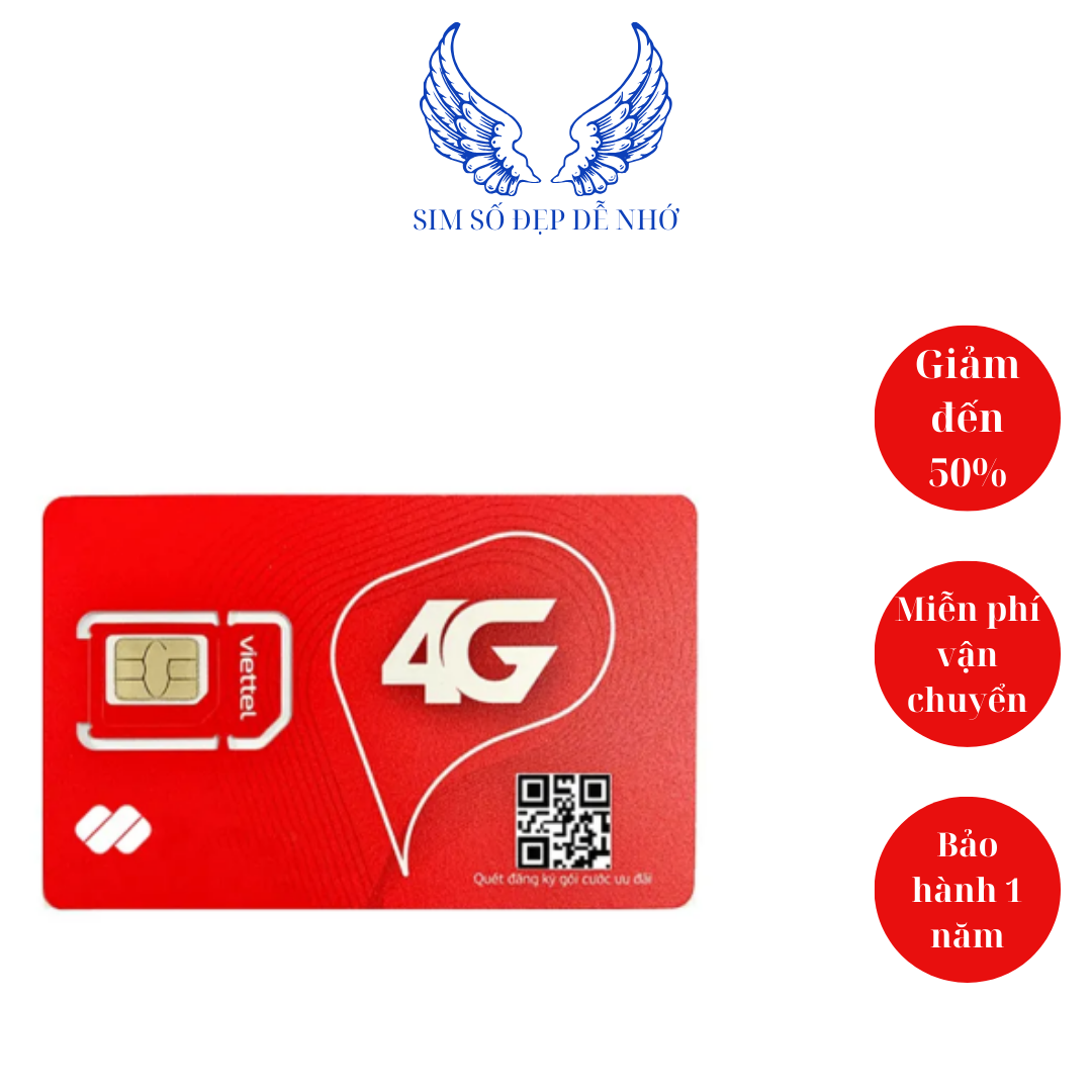 Sim Viettel số đẹp sim đầu 09 giá rẻ sim cặp gánh sim năm sinh sim dễ nhớ sim mới chưa đăng ký chưa kích hoạt
